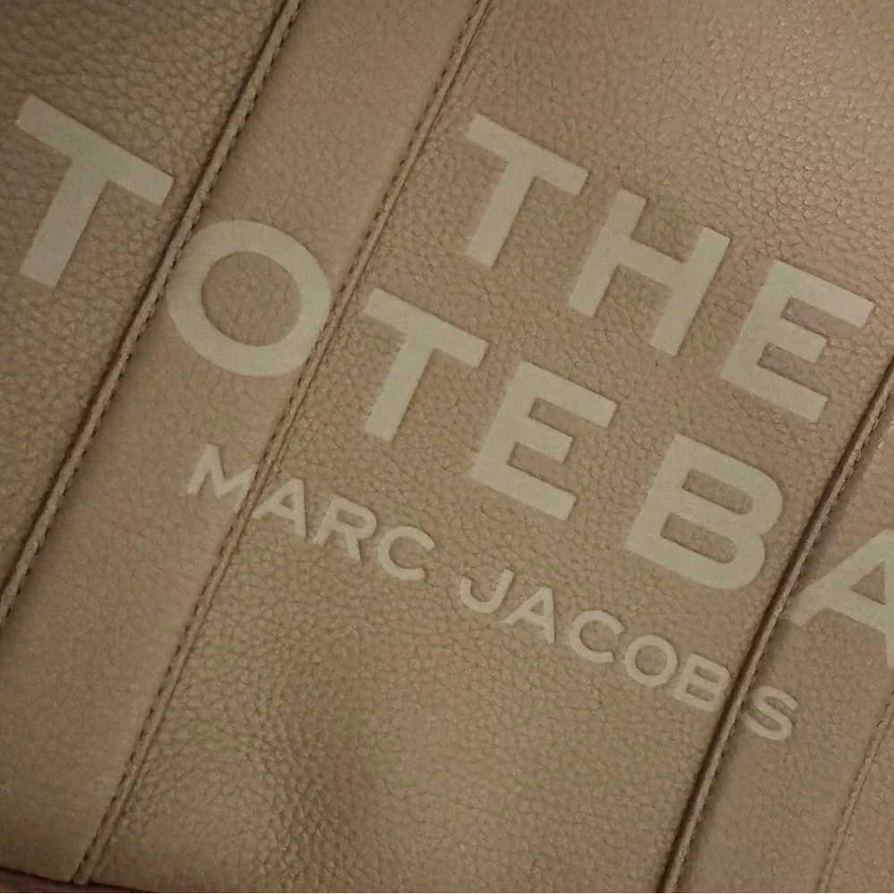 Marc Jacobs Taupe Leather Tote - Picture 5 of 15
